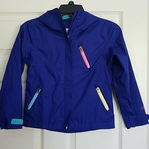 Columbia girl's size 7/8 rain jacket